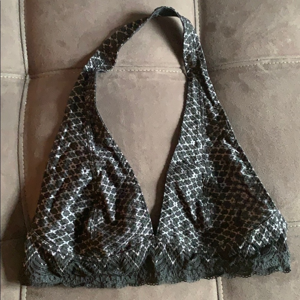 Free people galloon lace halter bra MEDIUM